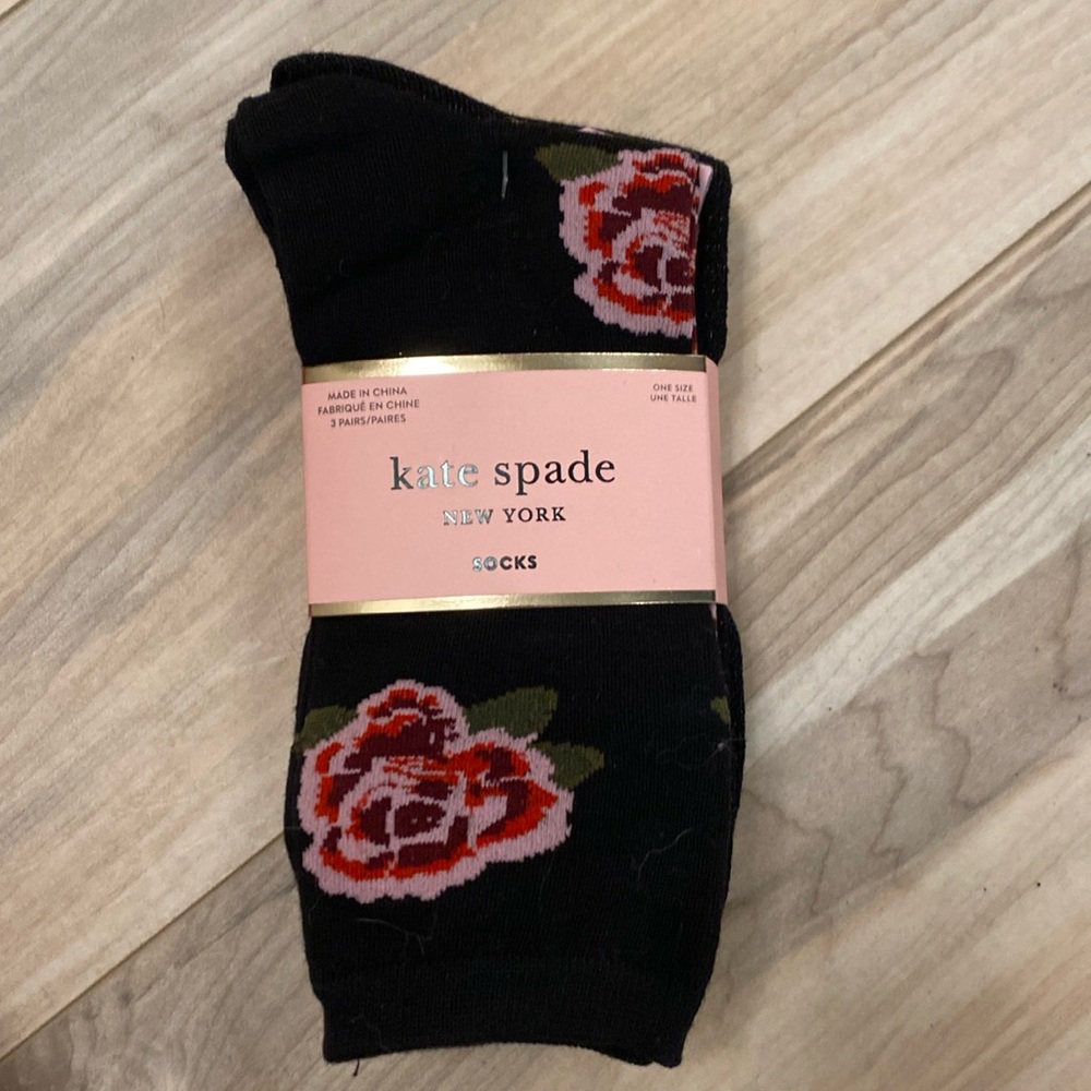 Kate Spade Sock Set in packaging